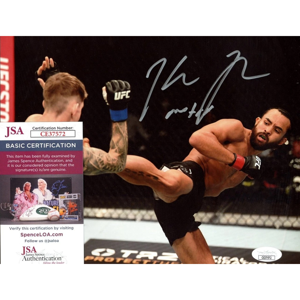 Kyler Phillips Signed 8x10 UFC Photo AUTO W/ JSA COA